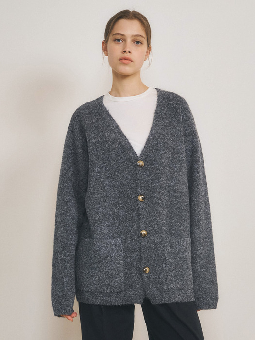 W/Always Brushed Wool Knit Cardigan 3color