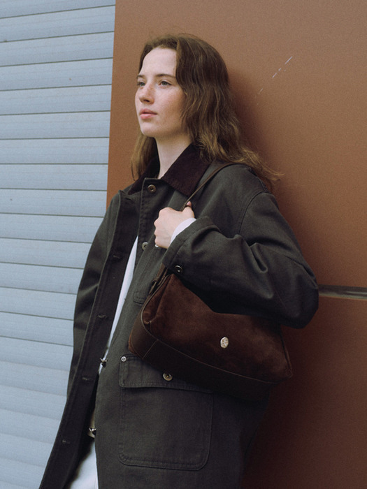 소프트 숄더 미니 스웨이드 3colors