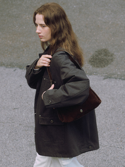 소프트 숄더 미니 스웨이드 3colors