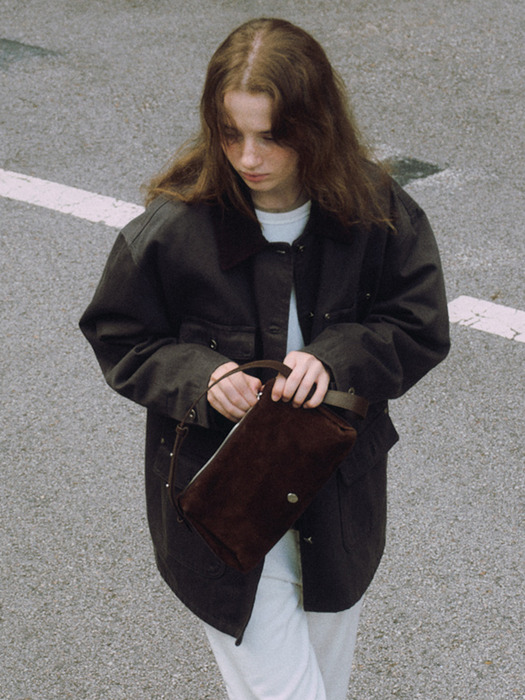 소프트 숄더 미니 스웨이드 3colors