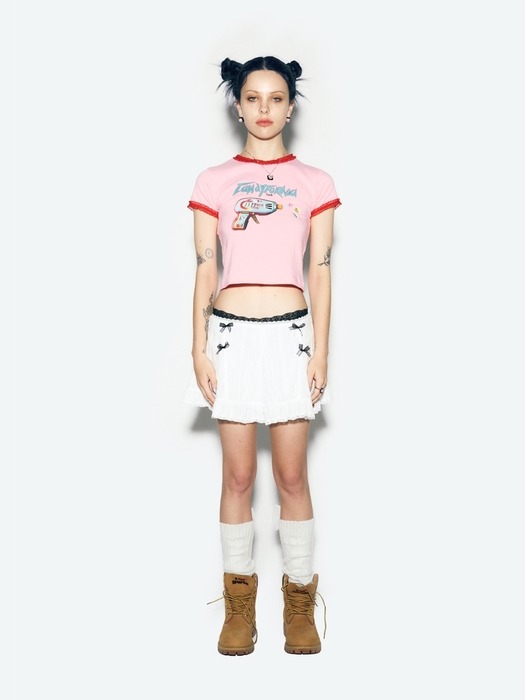 TOY GUN T-SHIRT PINK