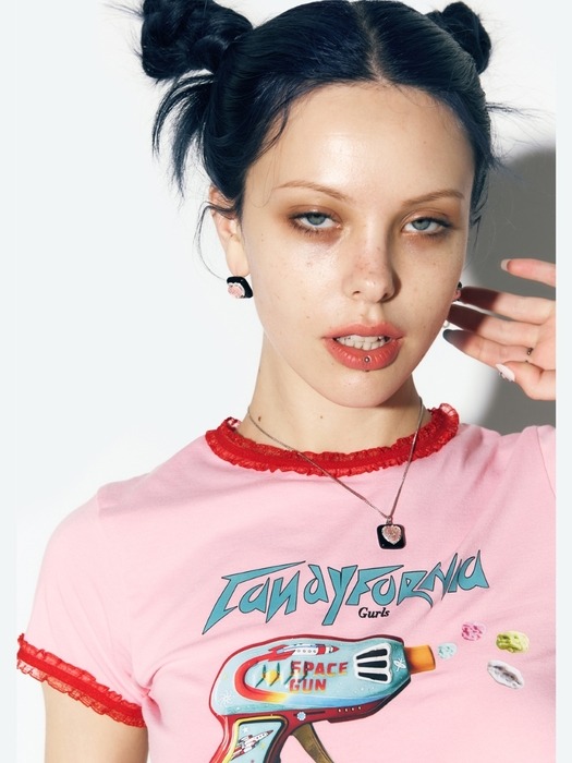 TOY GUN T-SHIRT PINK