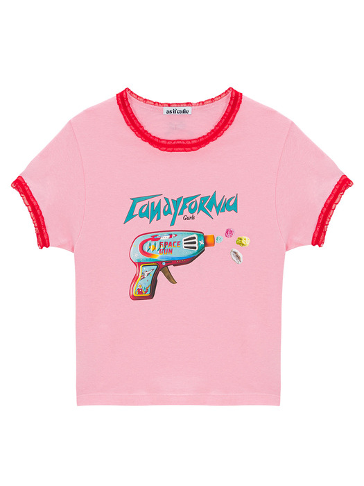 TOY GUN T-SHIRT PINK