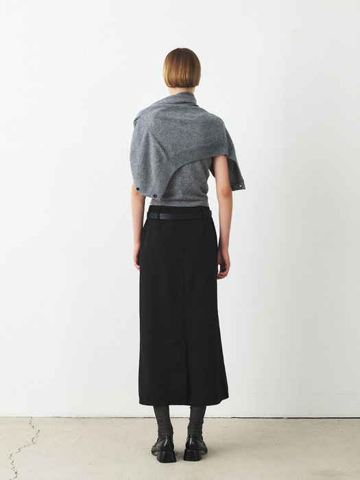 TFF SEMI A-LINE WOOL SKIRT_2COLORS