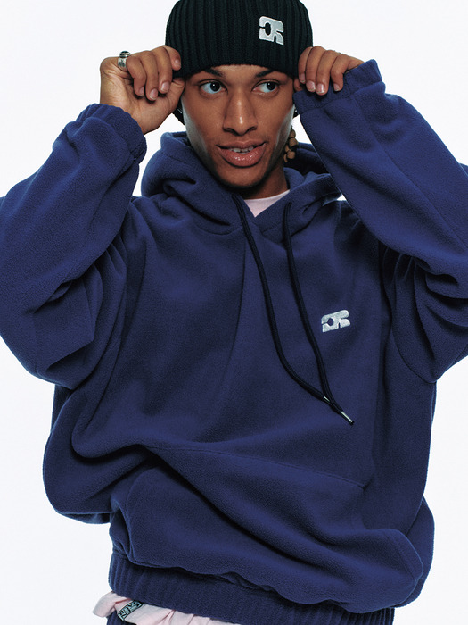 CENTAUR FLEECE HOODY_NAVY