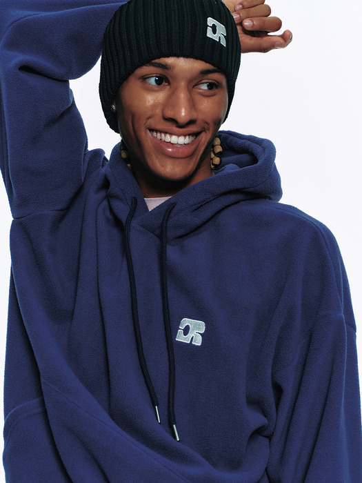 CENTAUR FLEECE HOODY_NAVY