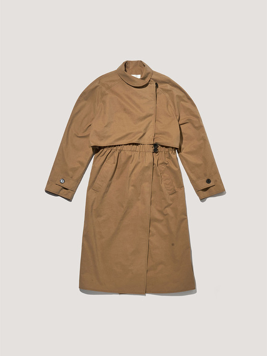 Two Button Long Trench Coat