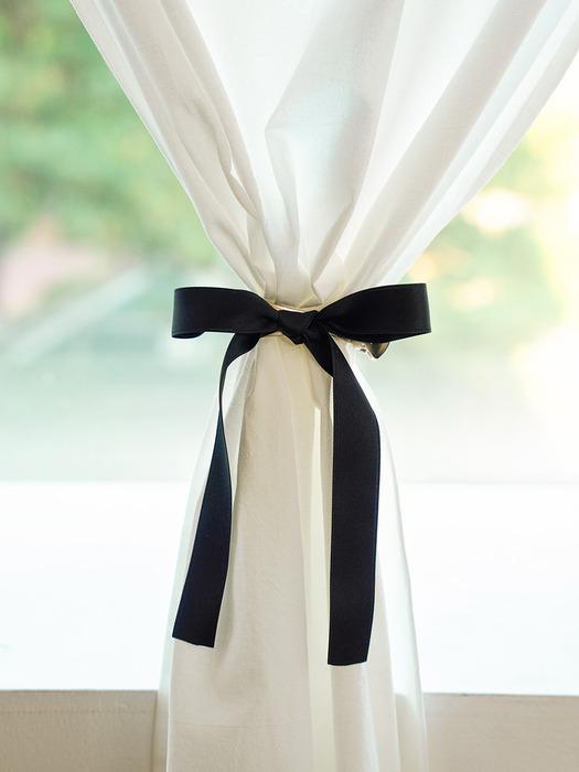 커튼집게 슬림 리본