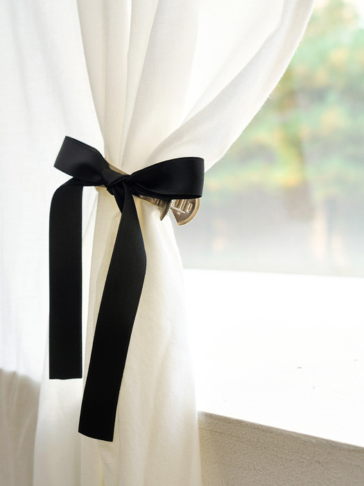 커튼집게 슬림 리본