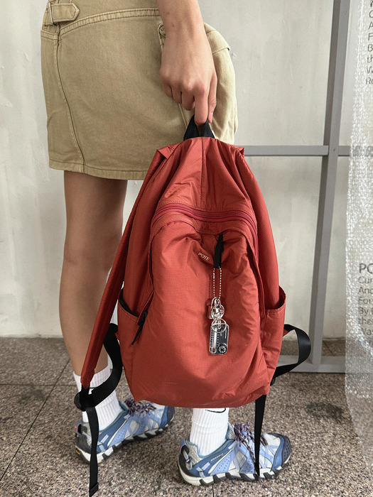 [9차리오더:바로출고] 0002 HideSlot Classic Backpack _Orange Brick