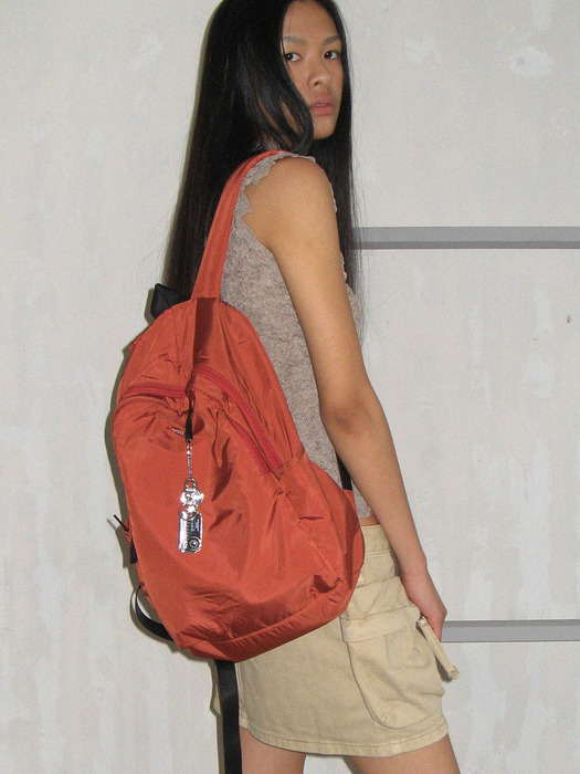 [9차리오더:바로출고] 0002 HideSlot Classic Backpack _Orange Brick