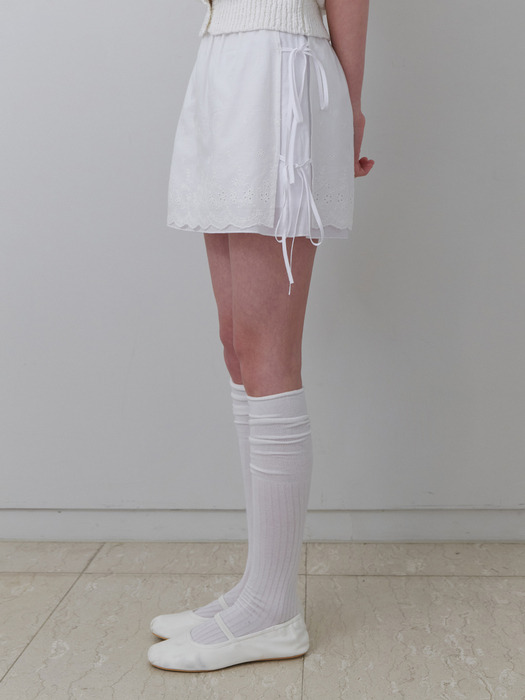April mini skirt (white)