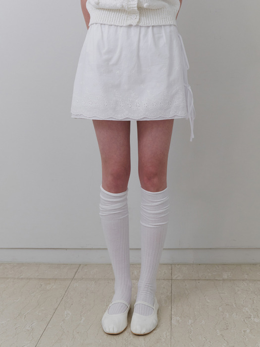April mini skirt (white)