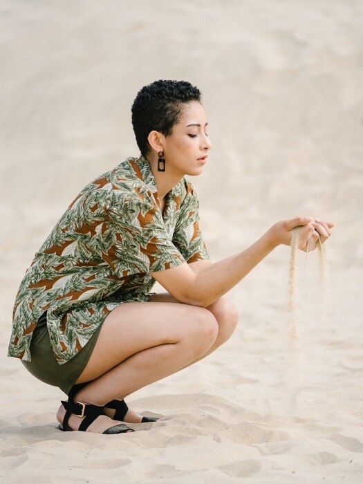 BROWN LEAF SHIRT