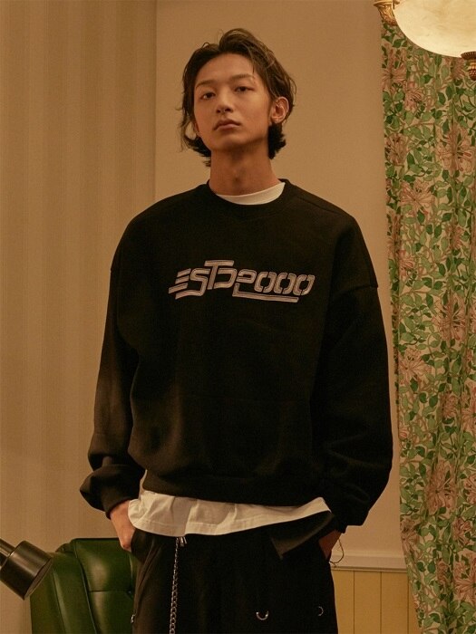 ‘ESTD 2000’ Sweatshirt - Black