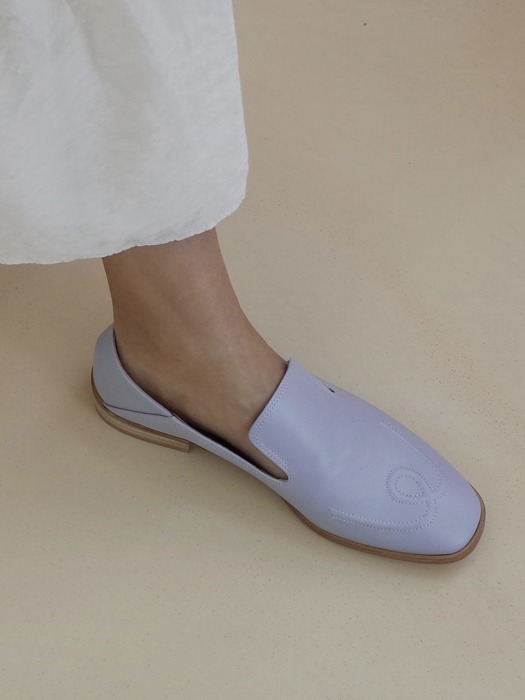 Embo stitches loafers Lilac