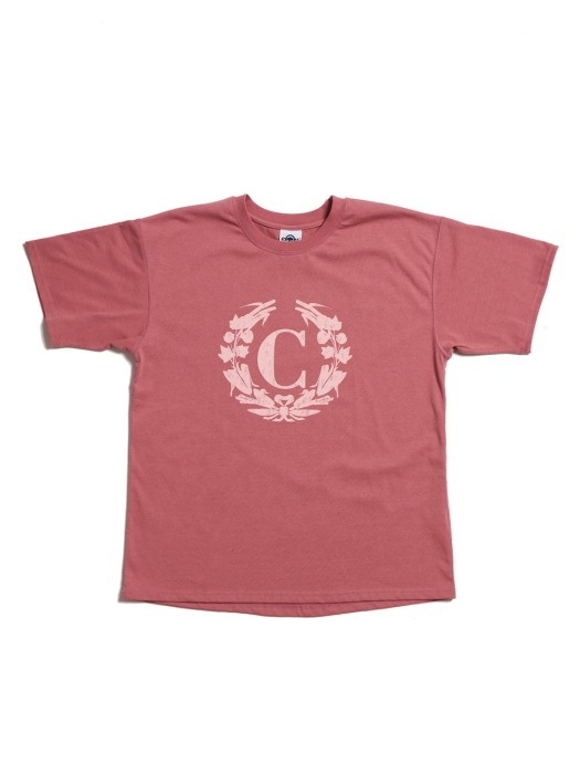 Laurel Crown Short Sleeve, Coral Pink