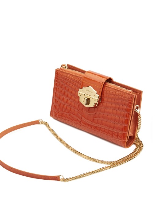 Crocodile Rea bag Orange