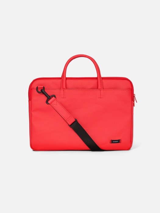 DOUBLE SLIM BRIEFCASE Red