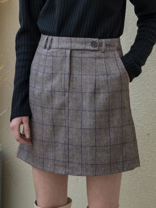 Standard Check Mini Skirt