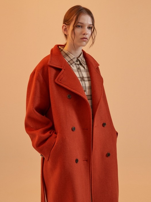 MH12 BLANKET STITCH DOUBLE COAT_RD