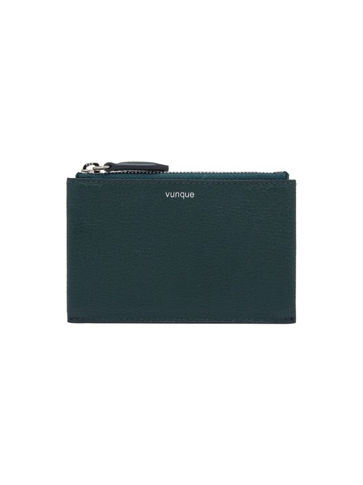 Occam Zipper Card Wallet (오캄 지퍼 카드지갑) Dark green