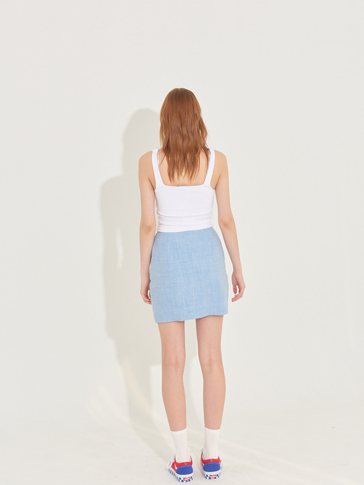 Not so classic mini skirt [Baby Blue]