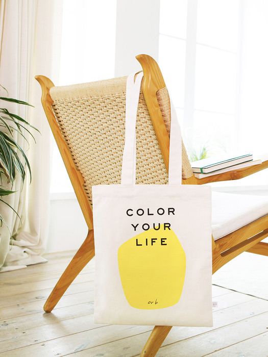 COLOR YOUR LIFE BAG_YELLOW PRINT