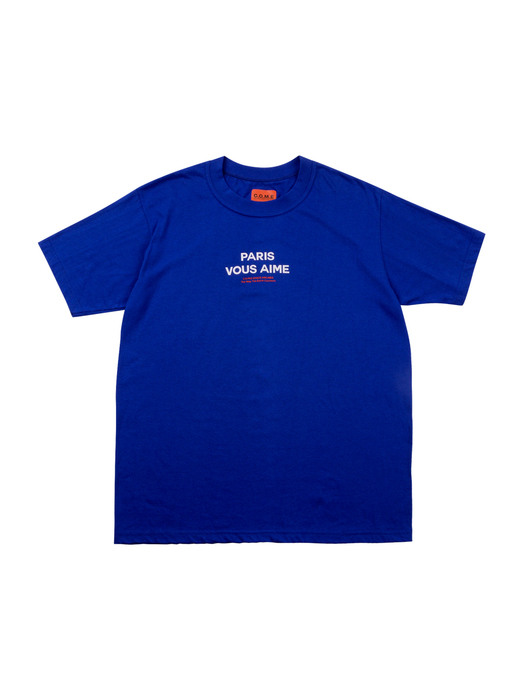 ‘PARIS VOUS AIME’ T-Shirt (Blue)