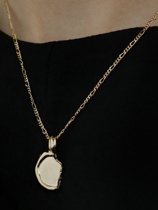 half-mirror necklace