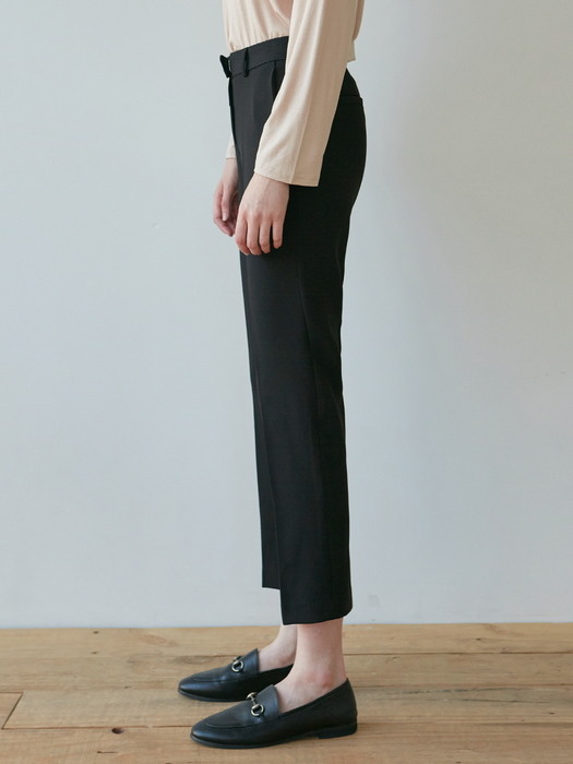 DRAMA SUIT STRAIGHT SLACKS_BLACK