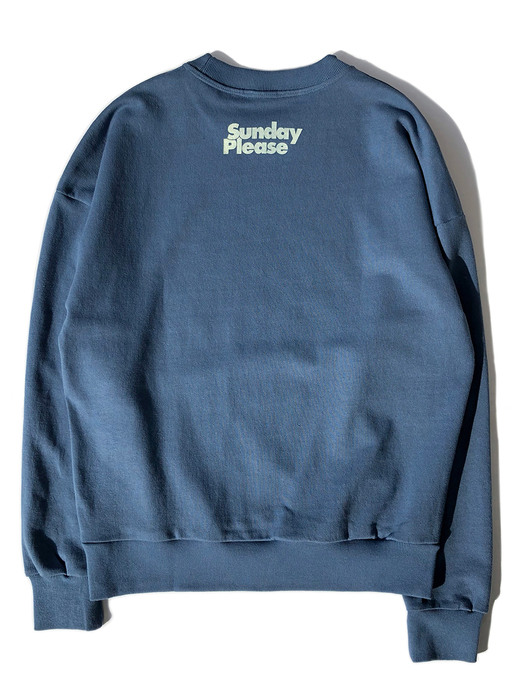 BIG SUNDAY CREWNECK (L.BLUE)