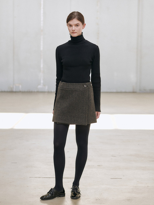 20WN winter mini wrap skirt [D/KA]