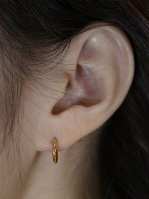 [Silver925] LU97 Mini ring earrings