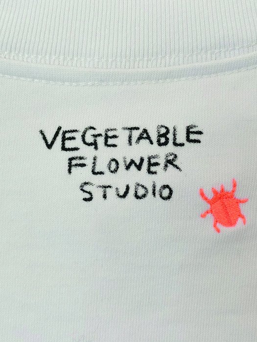 [vegetable flower studio X viaplain] Via Vege T-shirt