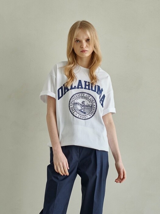 OKLAHOMA PRINT T-SHIRT_WHITE