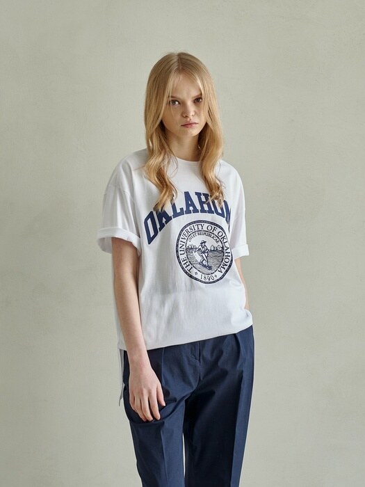 OKLAHOMA PRINT T-SHIRT_WHITE