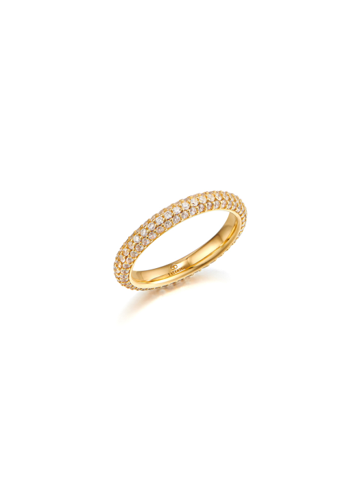 [Silver925]Fancy Pave Setting Rounding Ring_CR0479