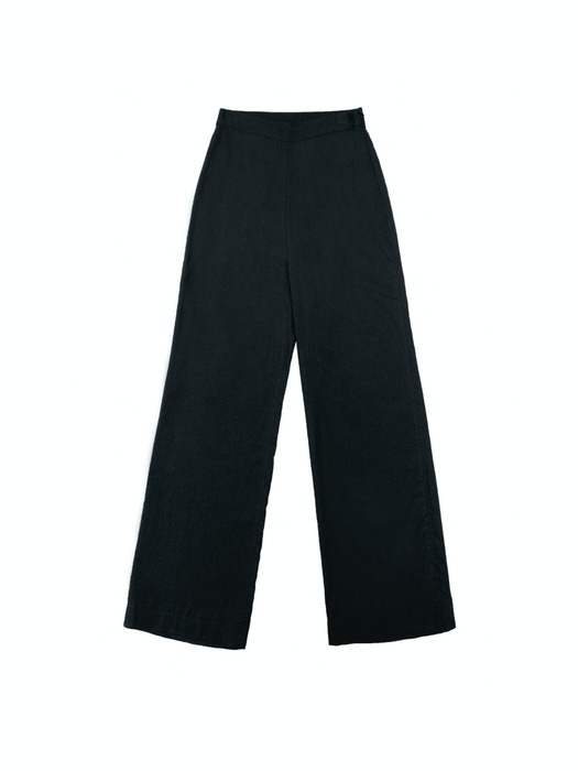 Tencel banding pants (black)