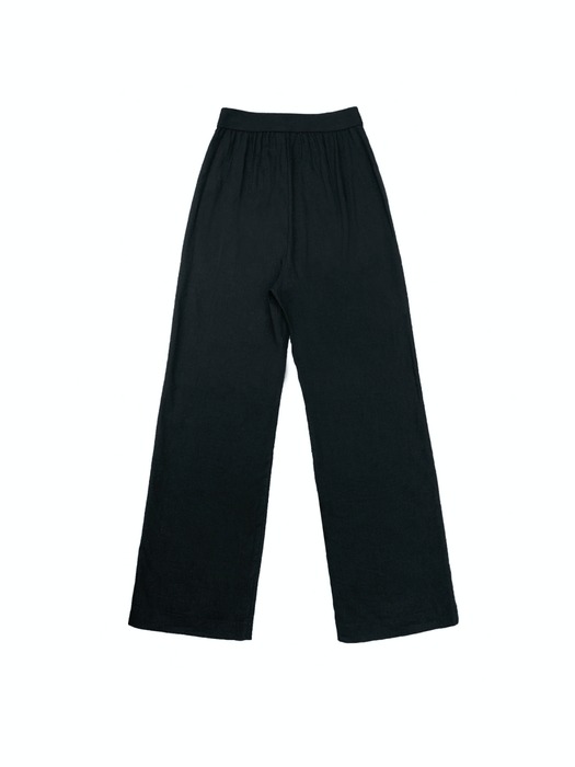 Tencel banding pants (black)