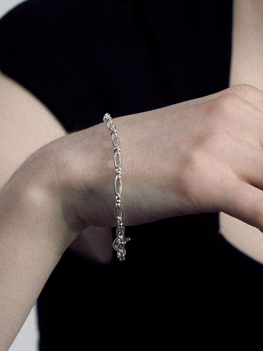 silver925 cotton bracelet