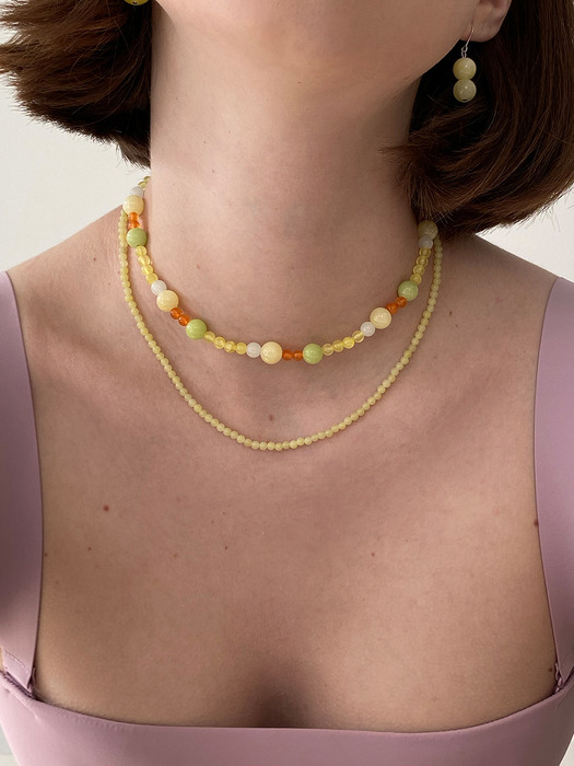 lemon sorbet necklace