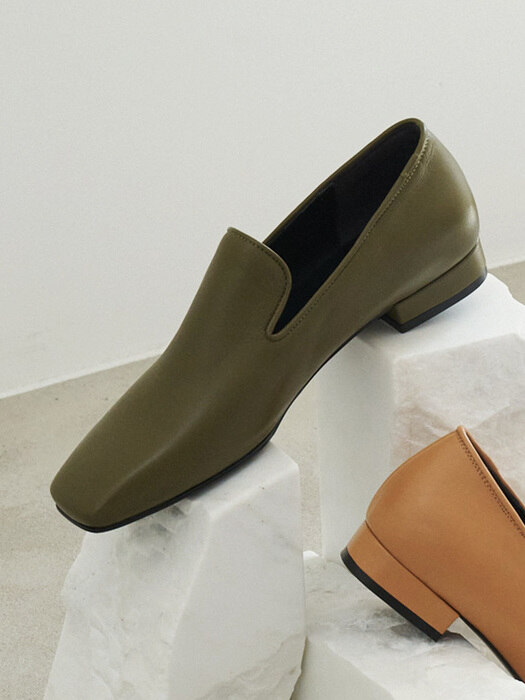 [리퍼브][250]Mrc070 Plane Loafer (Olive)