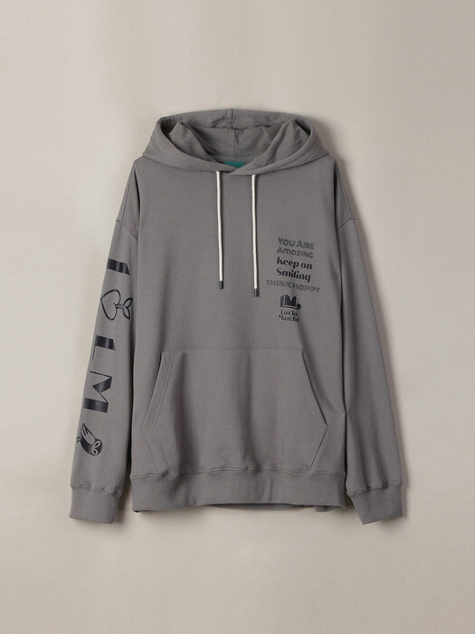 Oversized Hooded Sweatshirt with LM Message_LQTAW20110GYX
