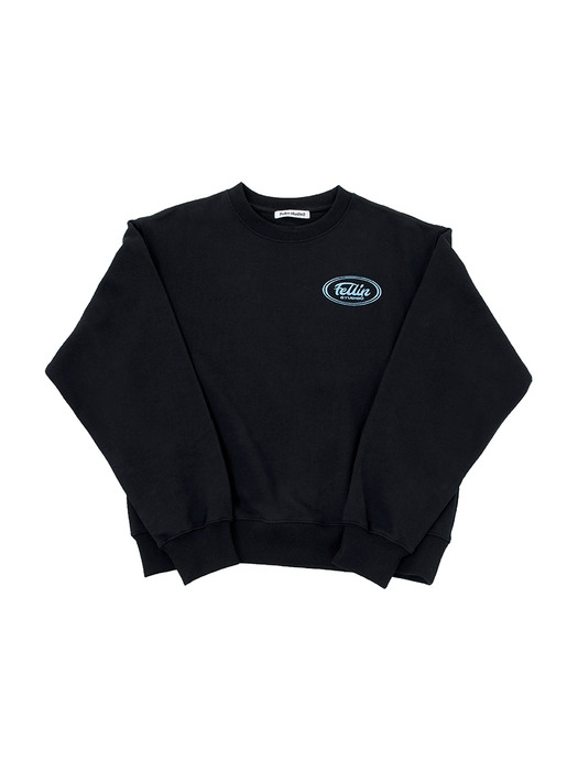 Oval Logo Sweatshirt Black