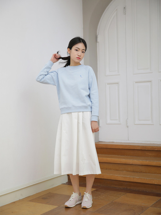 Sky Blue Womens Crewneck