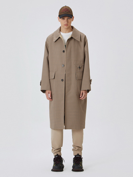 Check Mac Trench Coat_QUCAX21500BRX