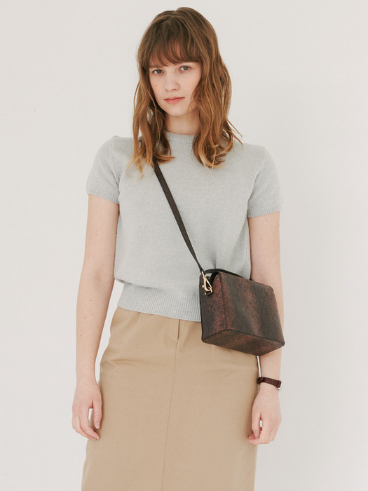 flot mini bag - dark brown