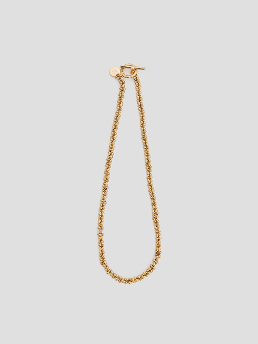 BIANCA VINTAGE GOLD CHAIN SINGLE NECKLACE (GOLD)
