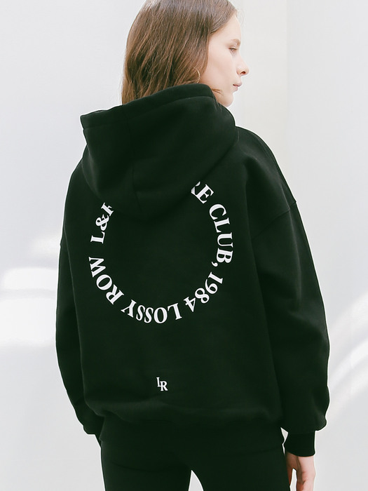 CIRCLE LOGO HOODIE BLACK